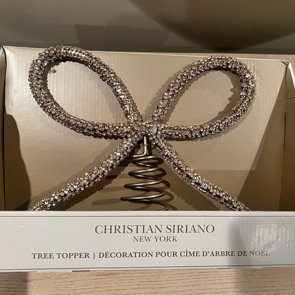 Christian Siriano Bow Tree Topper - Picture 1 of 4